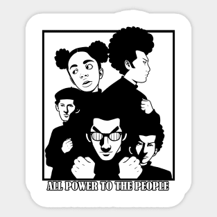 Black Panther Party 1966 Afro Sticker